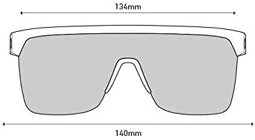 Vista 7 de SPY Optic Flynn 5050 lentes de sol con escudo semirriente color y contraste