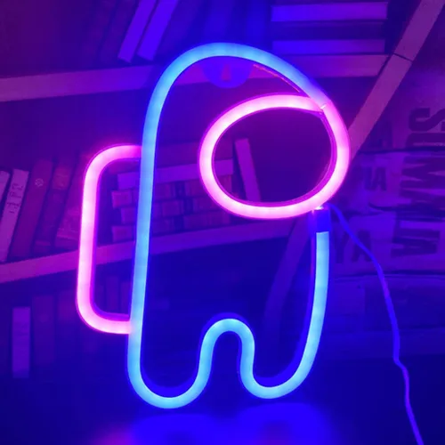Vista 14 de Astronaut Skateboarding" Space Adventure Light - Arte de pared LED genial y que desafía la gravedad para sala de juegos, dormitorio, decoración