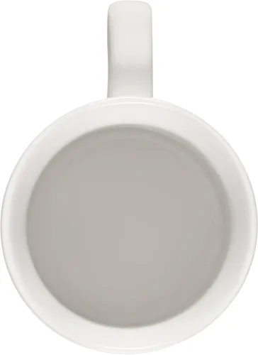 Vista 2 de Le Creuset Colección Noel: Taza de cerámica de Santa, 14 onzas, Negra con Aplicación