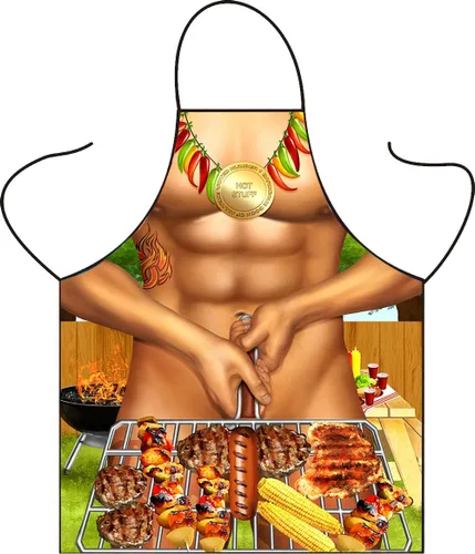 Vista 7 de Funny Cute Kitchen Cooking Apron for Men and Women BBQ Grilling Personalized Unisex Gift Present for Couple Adult Teens Party Costume