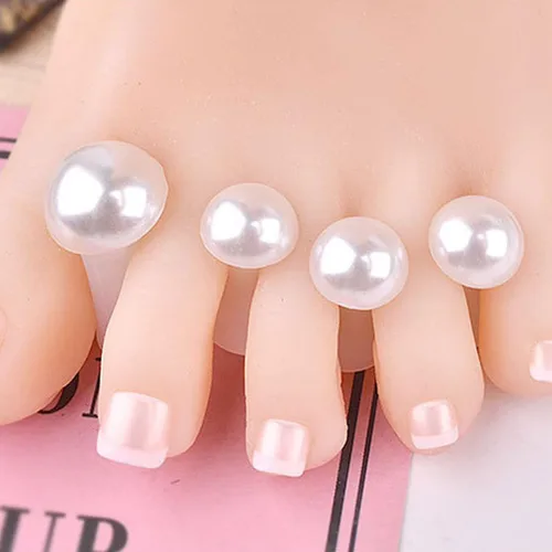 Vista 2 de 8 piezas de separadores de dedos de uñas, herramientas de pintura de uñas, herramientas de diamantes de imitación para uñas, separadores de dedos