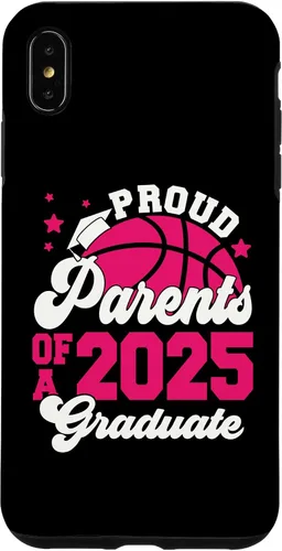 Vista 11 de iPhone XR Parents of a 2025 Graduate Senior Graduation Basketball Case