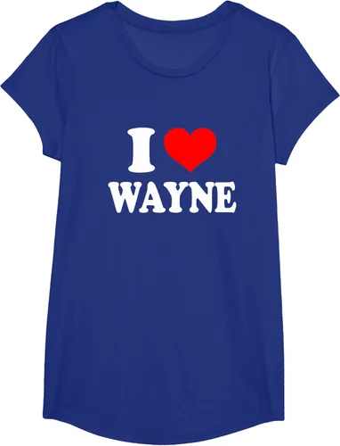 Vista 60 de Wayne - Camiseta I Heart Wayne - I Love Wayne, Negro, S