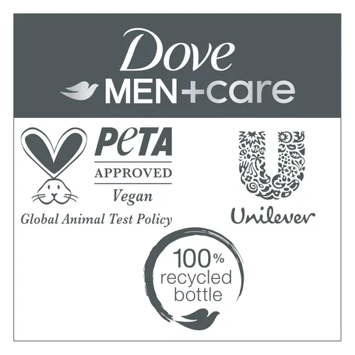 Vista 7 de DOVE MEN + CARE Champú 1 unidad Fresh + Clean para cabello refrescante y fortalecedor, con mentol, 28 fl oz