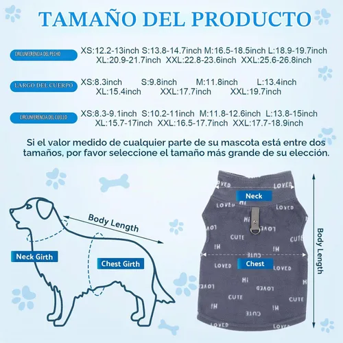 Vista 2 de 4 piezas de suéter para perro de tela de invierno con anillo de correa, suave chaleco de forro polar, ropa para perros, camuflaje a cuadros
