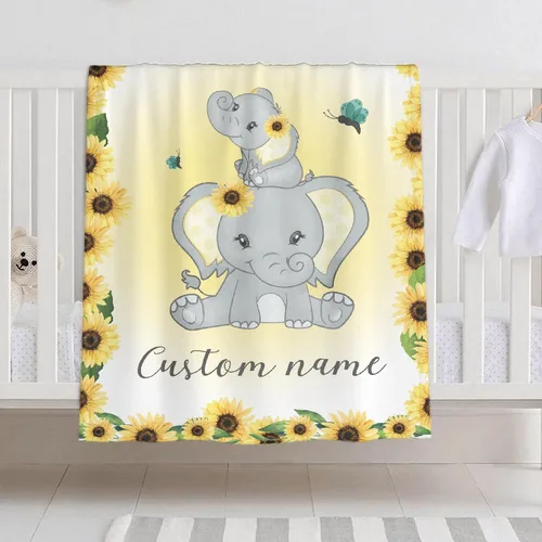 Vista 33 de Manta de bebé personalizada para niñas y niños, manta de bebé personalizada con nombre para niños pequeños, niños, ducha, recién nacidos, guardería
