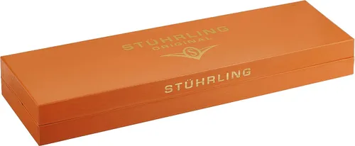 Vista 6 de Stuhrling Original Reloj Hombre Correa de Cuero - Movimiento Ronda de Cuarzo Suizo - Reloj Deportivo - Colección 881 Relojes para Hombre