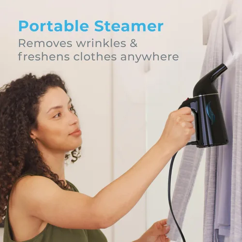 Vista 2 de PureSteam vaporizador de tela portátil. Diseño perfecto para el hogar y viajes