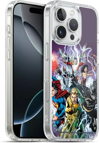 Vista 166 de Head Case Designs Funda de gel con licencia oficial de la Liga de la Justicia DC Comics #10 Darkseid War Comic Book Cover