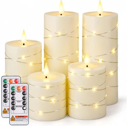 Vista 14 de Homemory Luces LED brillantes de calabaza de Halloween con control remoto y temporizador, luces de linterna Jack O' funciona con pilas para Naranja