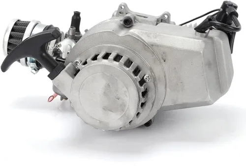 Vista 3 de Motor de motor de 2 tiempos de 49 cc, mini motor de arranque de gasolina de 1.3 HP para bicicleta de bolsillo, mini motocross, ATV Scooter