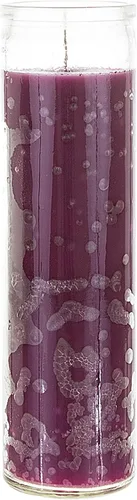 Vista 28 de Mega Candles 1 pieza Velas de Oración Devocional de Recipiente de Vidrio Negro Sin Aroma de 7 Días, Vela de Cera Premium 2 Pulgadas x 8 Pulgadas