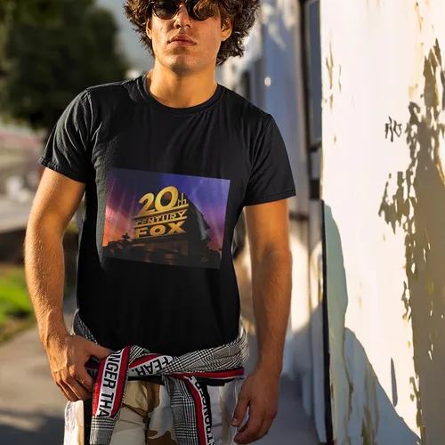 Vista 2 de Camiseta de manga 20, novedad del siglo XX, para niña, familia, zorro, niño, unisex, camisa para eventos, camiseta de regalo para hombres, cortos