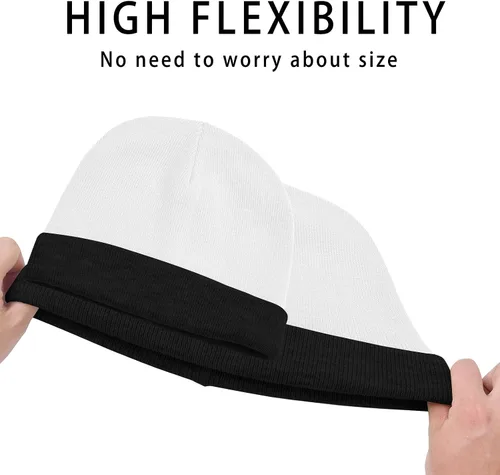 Vista 6 de ZOORON Gorros para hombre y mujer, de punto grueso, unisex, gorro de invierno