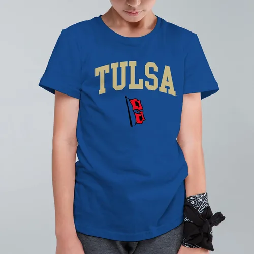 Vista 705 de NCAA Arch Logo, camiseta juvenil color del equipo, universidad - universidad