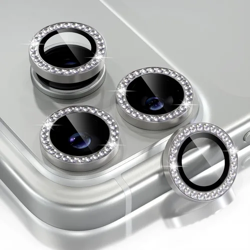 Vista 13 de Choiche Compatible para iPhone 16 Pro/iPhone 16 Pro Max Protector de Lente de Cámara, Vidrio Templado 9H Protector de Pantalla de Cubierta de Cámara