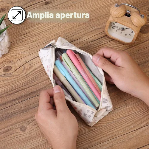 Vista 5 de Mr. Pen - Bonito Estuche para Lápices, Diseño de Otoño, Estuche Multiusos de Lona para la Biblia Smooth Zipper, Premium Material, Neat Stitches