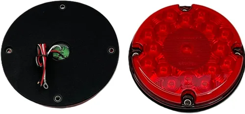 Vista 2 de United Pacific 39961B 17 LED 7" Luz (Stop, Turn & Tail) - Rojo LED/Lente Roja - UNA Unidad 17 LEDs/lente rojos, parte 39961B