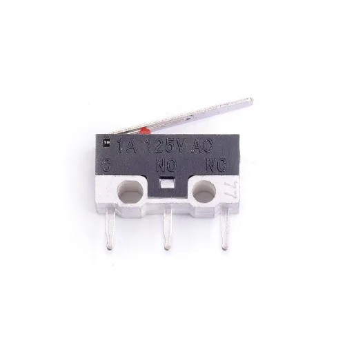 Vista 4 de 25pcs AC 1A 125V 3Pin SPDT Limit Micro Switch Palanca de bisagra larga para Arduino (Paquete de 25) CYT1073
