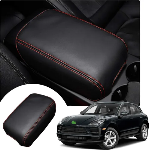 Vista 25 de YEE PIN Funda para reposabrazos central de automóvil, funda para tapa de consola Rogue X-Trail 2014-2019, caja de reposabrazos de consola central