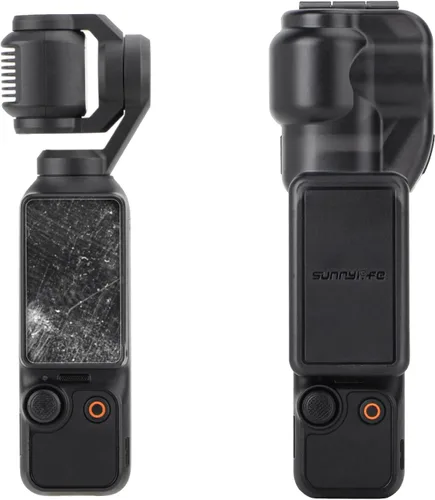 Vista 2 de Pocket 3 Funda protectora para DJI Osmo Pocket 3, Gimbal Protector de pantalla de lente Cubierta protectora para DJI Osmo Pocket 3 Accesorios, Negro