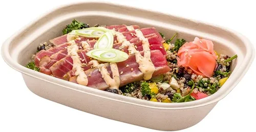 Vista 10 de Restaurantware Solo tapas: tapas de cúpula de plástico Pulp Tek, 100 tapas desechables para contenedores, los contenedores se venden por separado