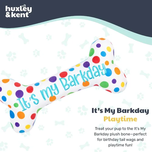 Vista 2 de Huxley & Kent Divertido juguete para perros con chirriante – Juguetes chirriantes de felpa para perros pequeños, medianos y grandes – Animal