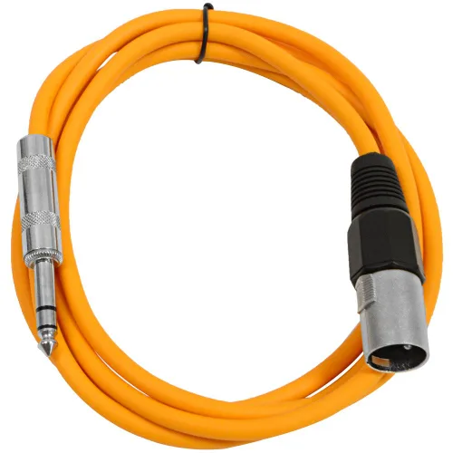 Vista 28 de Seismic Audio - SATRXL-M2 - Cable de conexión XLR verde de 2 pies macho a 1/4" TRS