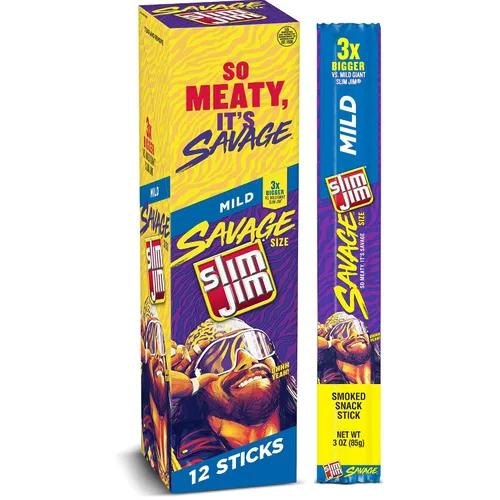 Vista 21 de Slim Jim Original Beef Snack Stick 'N Jalapeño Cheese, 1.5 oz