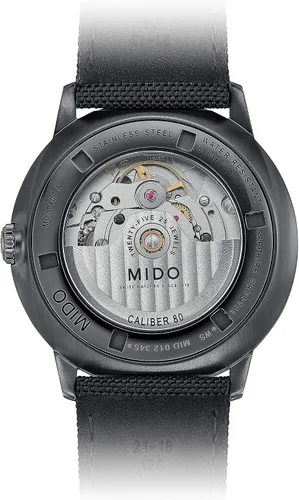 Vista 3 de Mido Commander Gradient - Reloj automático suizo para Hombre - Esfera negra - Caja de 1.575 in - M0214073741100, Negro -, Reloj automático
