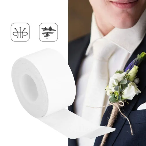 Vista 2 de Protector de cuello, almohadillas de sudor, desechables para prevención de sudor, cinta adhesiva para cuello, parches antisuciedad, almohadillas