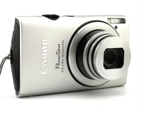 Vista 2 de Canon PowerShot ELPH 310 HS 12.1 MP CMOS Cámara digital con lente de zoom óptico gran angular 8x y video HD completo de 1080p (azul)