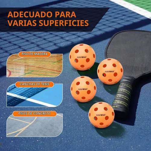 Vista 7 de 40 Pack Premium Indoor Pickleball Balls, Meet USAPA Official Standards