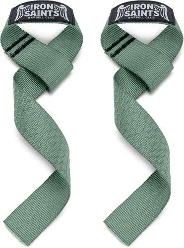 Vista 6 de Correas de nailon para levantamiento de pesas - Correas de muñeca de levantamiento de pesas con agarre de silicona para levantamiento de pesas