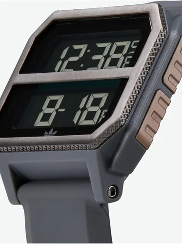 Vista 5 de Adidas Archive R2 Reloj digital para hombre con pulsera de silicona Z16632-00