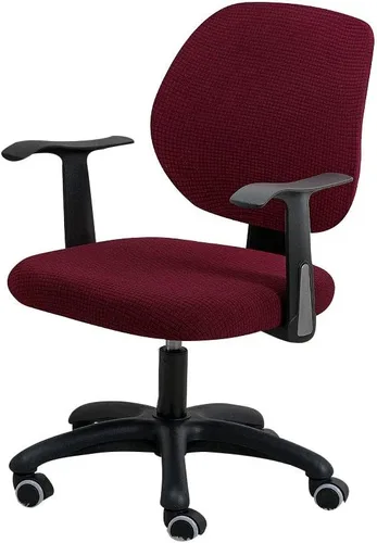 Vista 28 de Forcheer - Funda para asiento de silla de oficina 19x19 pulgadas, estirable impresa, funda pequeña ajustada para silla de escritorio de computadora