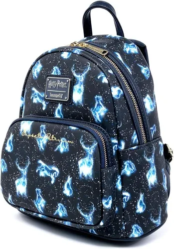 Vista 2 de Loungefly Harry Potter Expecto Patronus All Over Print Womens Double Strap Shoulder Bag Purse