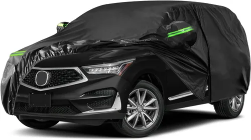 Vista 11 de Funda impermeable para auto Compatible con Honda Pilot 2002-2025, fundas para auto para todo tipo de clima 210T con interior de algodón
