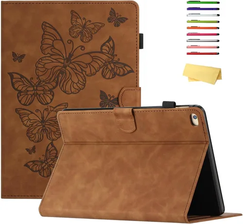 Vista 17 de Funda para iPad de 6ª/5ª generación de 9.7 pulgadas 2018/2017, para iPad Air 2/Air 1 con soporte, soporte para lápices, bolsillo