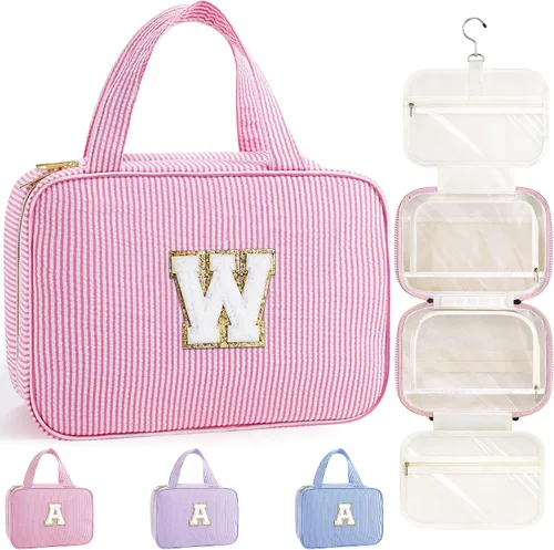 Vista 55 de TOPEAST Regalos de Navidad para Mujeres, Adolescentes y Niñas - Bolsa de Aseo Colgante de Viaje y Bolsa de Maquillaje, Bolsa de Aseo Personalizada