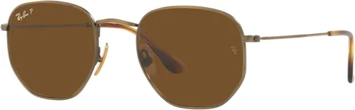 Vista 2 de Ray-Ban Rb8148 Hexagonal Titanium Sunglasses