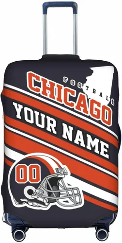 Vista 32 de Fundas de equipaje personalizadas con nombre y número, funda de maleta lavable elástica personalizada para equipaje, Arizona, Fútbol
