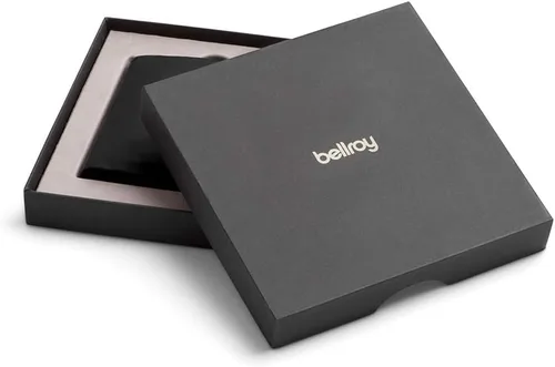 Vista 6 de Bellroy Manga delgada - Edición premium billetera delgada de cuero Negro - Cartera delgada