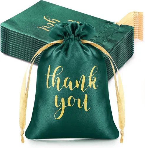 Vista 18 de Sieral 50 bolsas de regalo de satén con cordón para joyas, bolsas para dulces para el día del padre, boda, baby shower, despedida de soltera, fiesta