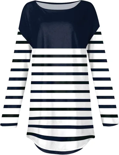 Vista 3 de Sudaderas de manga larga con cuello redondo para mujer, a la moda, de otoño, 2023, de color sólido, para invierno, trajes lindos de moda