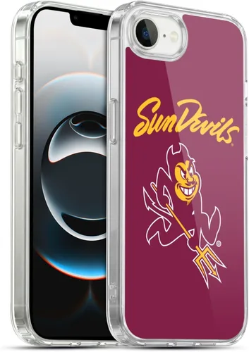 Vista 194 de Head Case Designs Funda de gel ASU Camou con licencia oficial de la Universidad Estatal de Arizona [protección de grado militar] compatible