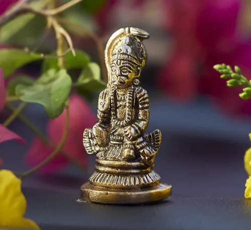 Vista 14 de eSplanade Latón Shiva Lingam Ídolo Murti (2,5 pulgadas)