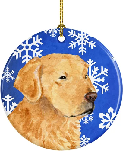 Vista 47 de Caroline's Treasures Cavalier Spaniel - Adorno de cerámica para colgar en el árbol de Navidad, para el hogar, Navidad, fiestas, regalo, 3 pulgadas