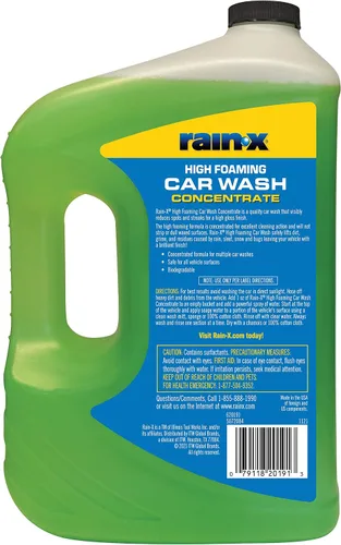 Vista 2 de Espuma para lavado de autos Rain-X 620191 - 100 onzas líquidas. Fórmula concentrada de alta espuma para una mayor acción de limpieza, que levanta