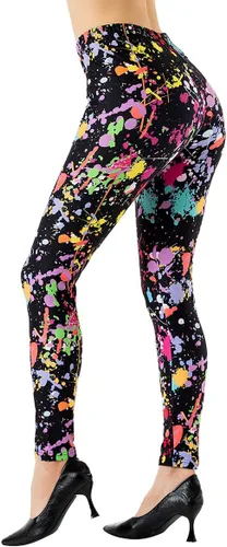 Vista 21 de Ndoobiy pantalones de yoga para mujer, pantalones de entrenamiento básicos, leggings impresos, leggings suaves y mantecosos Un juego